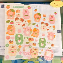 Load image into Gallery viewer, Tamagotchi x TINY PLANT M!X Deco Sticker Sheet