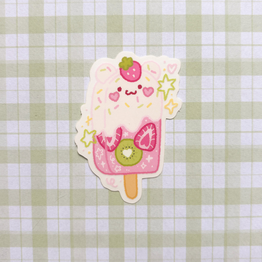 Mallow Popsicle Clear Sticker