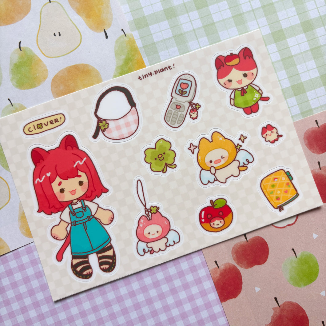 Clover Sticker Sheet