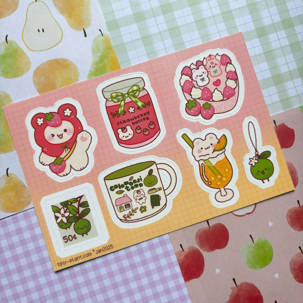 January Plant Mail Sticker Sheet