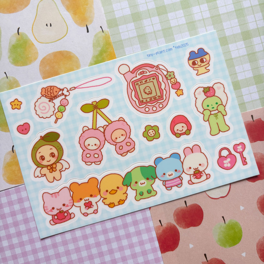 February Plant Mail Sticker Sheet