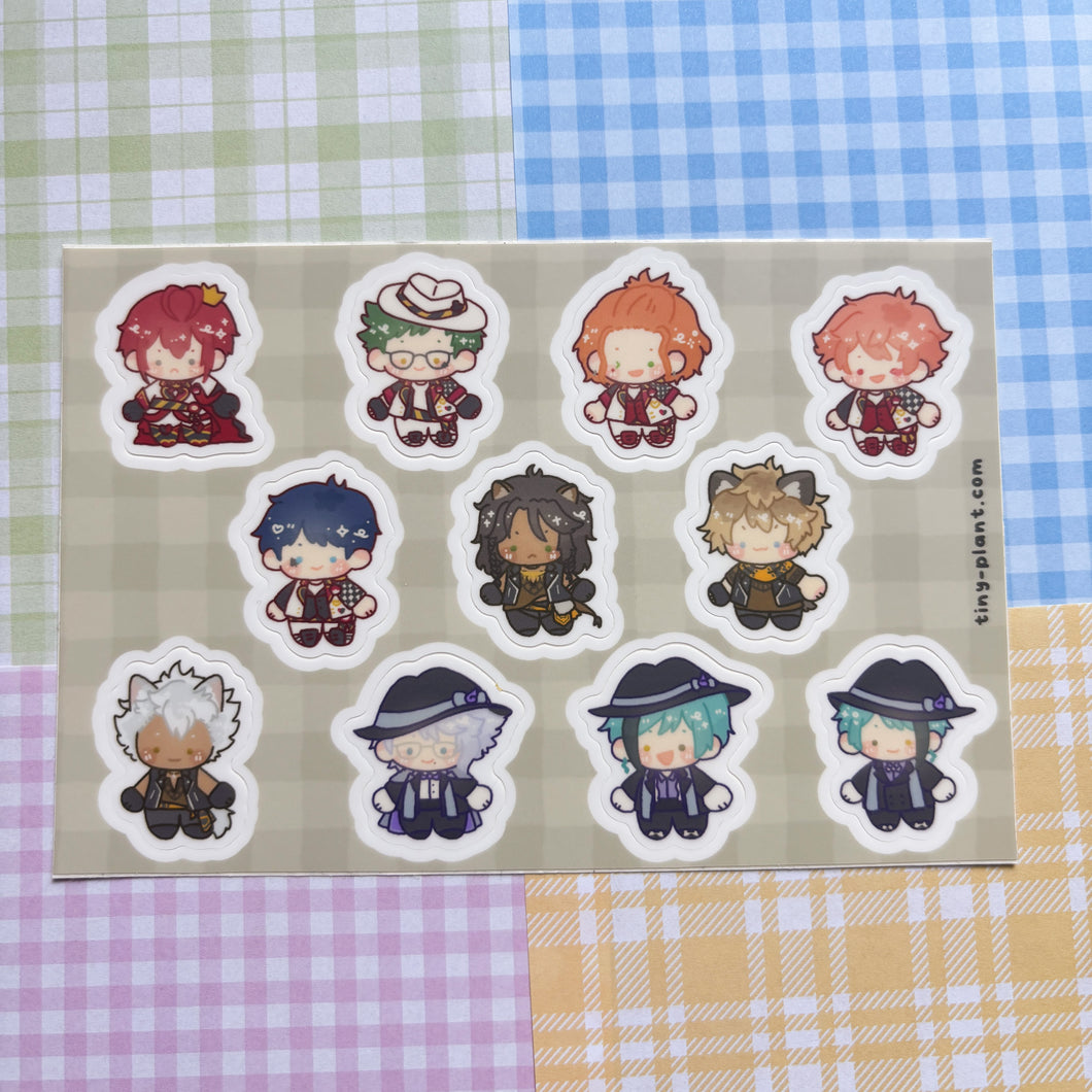 Twisted Wonderland Sticker Sheets