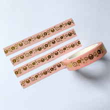 Load image into Gallery viewer, Gold Foil Strawberry Washi Tape
