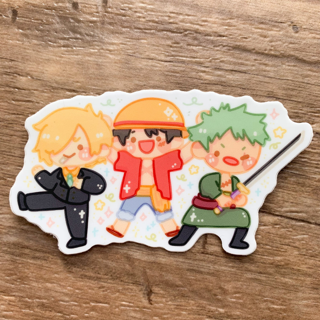 Monster Trio Sticker