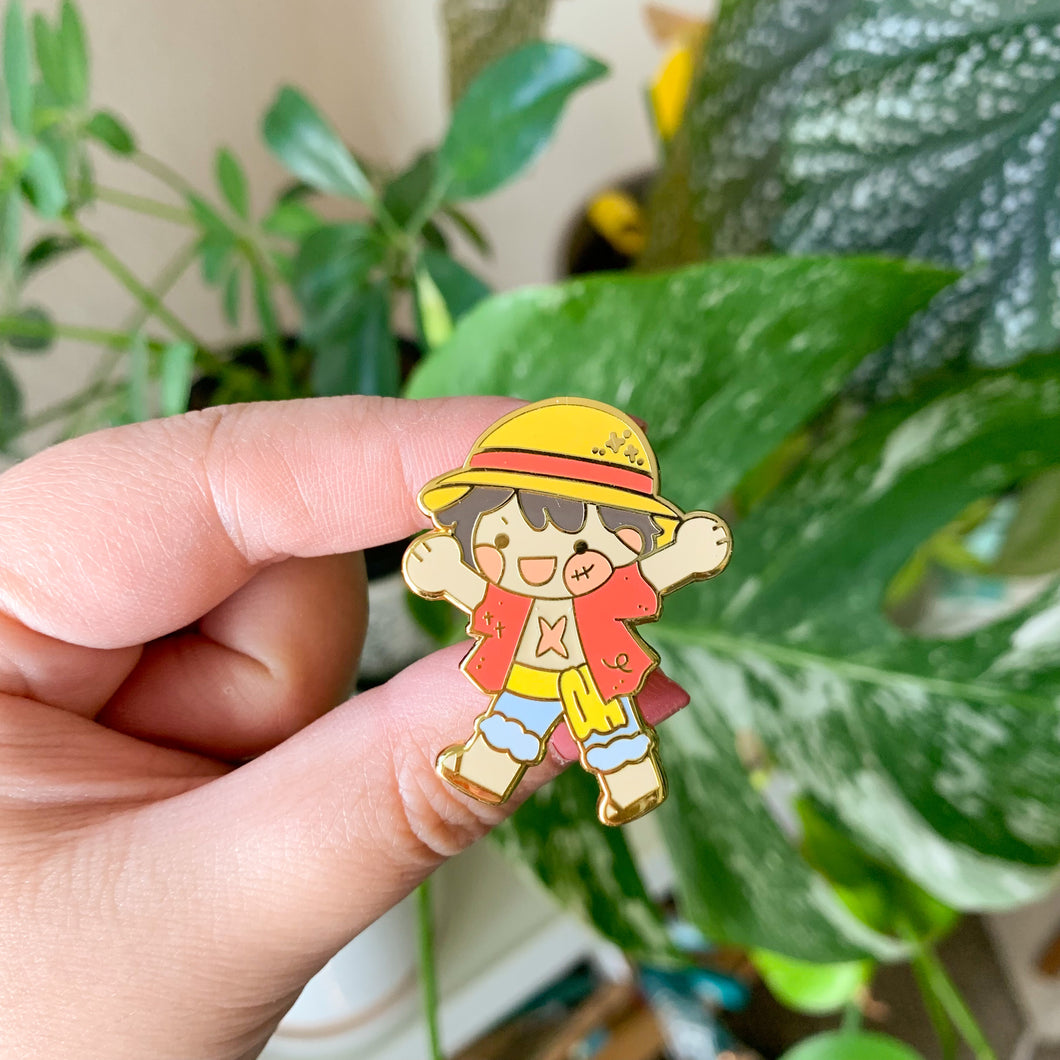 Ace and Luffy Enamel Pins