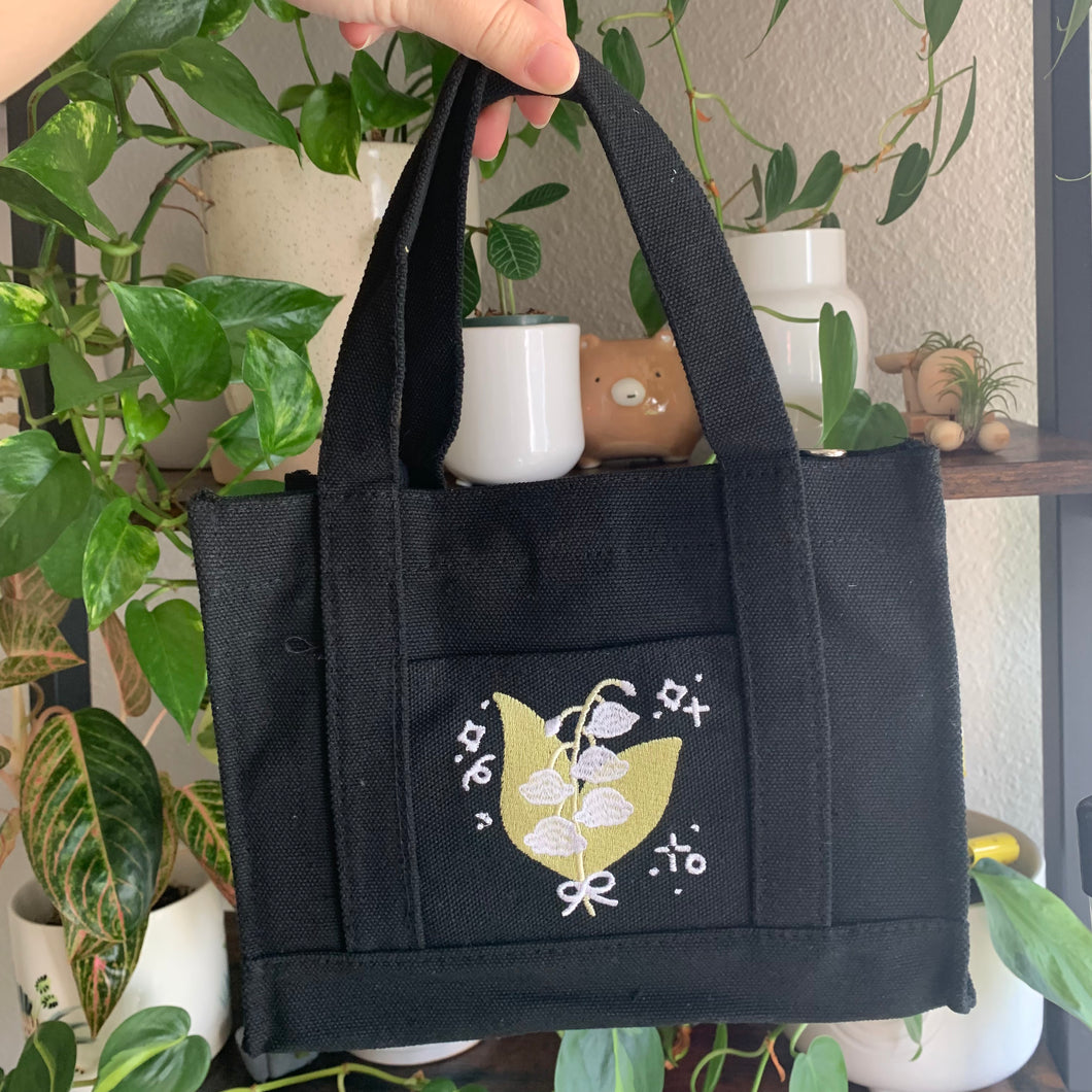 Lily of the Valley Mini Tote